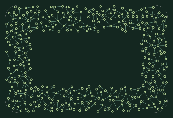 Contour band in forest