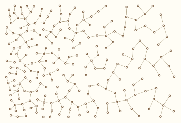 Density gradient in linen