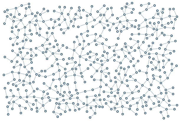 Animated growth from seeds to a filled graph